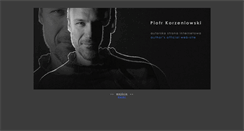 Desktop Screenshot of piotrkorzeniowski.com